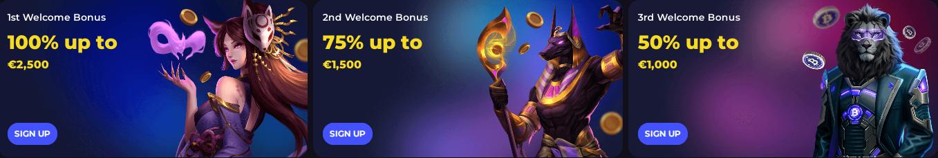 CryptoLeo Casino Bonuses