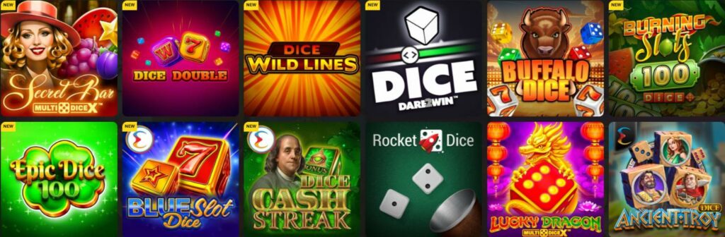 PalmSlots Casino . Dice Games