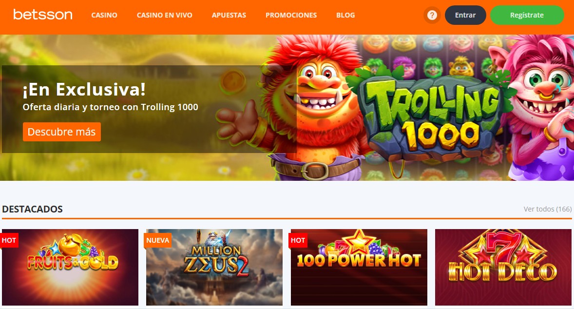 Betsson casino España. 