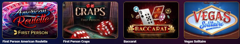 Play Regal Casino table games