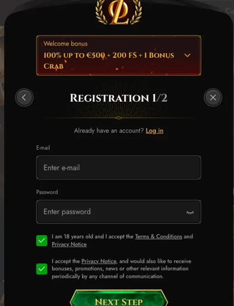 Legiano registration