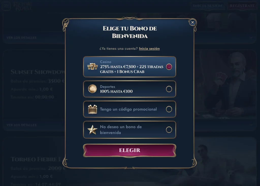 RichRoyal registartion