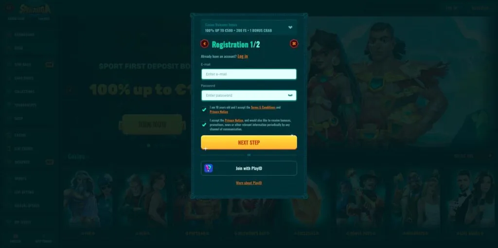 Spinanga registration