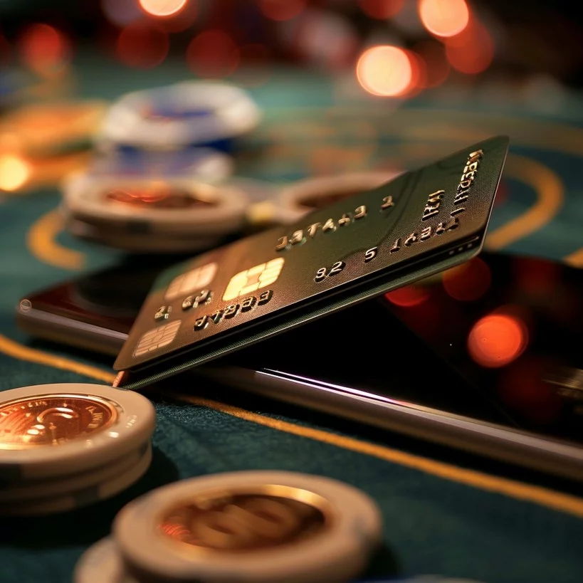 Credit card in casino