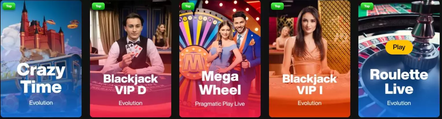 Just Casino Live Casino