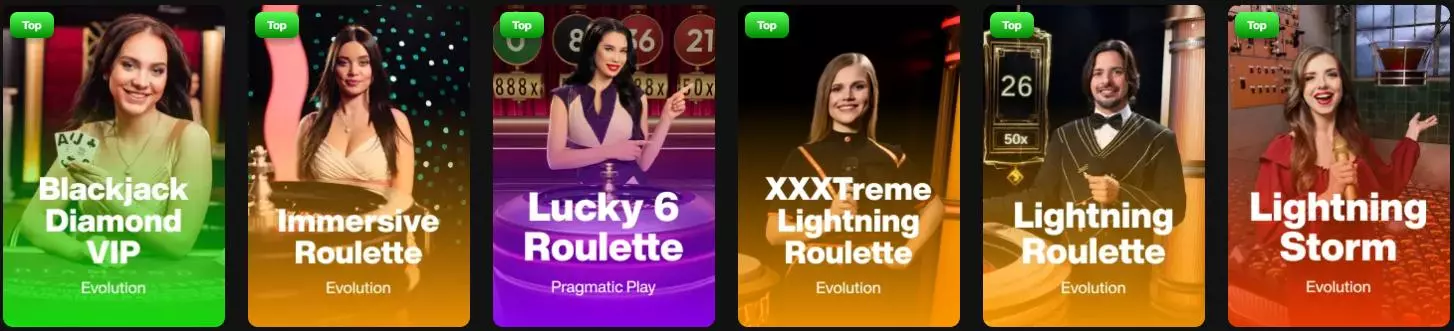 Just Casino Table Games